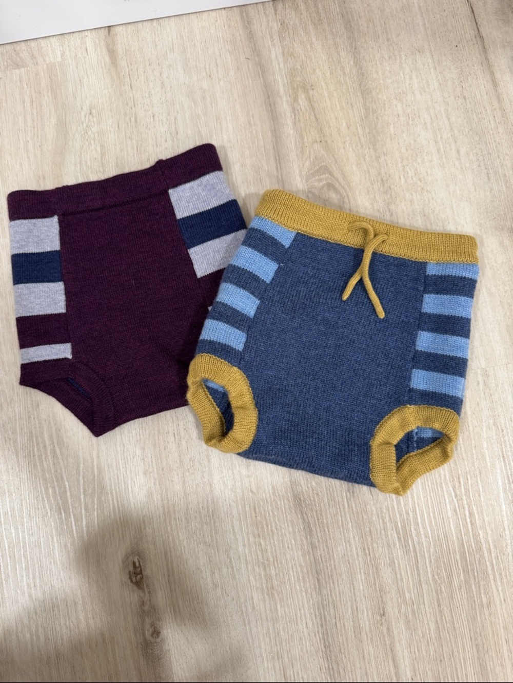 Sloomb 100% wool Knit Baby toddler  Bloomers size 2 bundle
